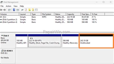 boot drive has 500 gb unalocated space after clone|clone system to larger disk.